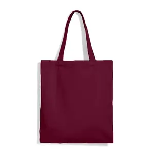 Bolsa de Mano Premium 100% Algodón Color Borgoña Talla Única Uso Casual y Promocional - Product Image 1