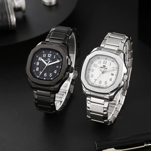 Montre à quartz de luxe pour femme 2024 - Montre-bracelet professionnelle avec bracelet en cuir italien, aiguilles, résistante à l'eau 30M, pour plongée, vente en gros - Product Image 2