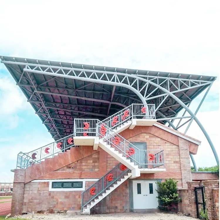 Estructura de acero galvanizado, estructura de tubería de acero, Truss, edificio, estadio, decolorador, dosel, techo