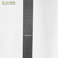 Cinta de Dyneema Tejida de Alta Tenacidad de 25 mm, Color Gris, UHMWPE, para Escalada y Correas de Alta Resistencia para Exteriores