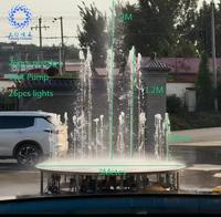 Equipo Completo para Fuentes Musicales, Fuente de Piso Seco con Superficie de Acero Inoxidable, Fuente Danzante de Colores