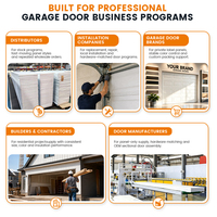 Panneau de porte de garage isolé en acier pour projets commerciaux et résidentiels, panneau encastré, couleur personnalisée, certifié CE