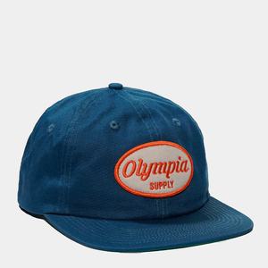 Gorra de Béisbol Snapback de 6 Paneles con Logotipo Personalizado OEM, Bordado de Algodón, Visera Plana Azul, Estilo Moderno - Product Image 4