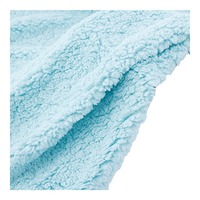 Chamois Flanelle Tissu Collage Plaid Berbère Fausse Fourrure Sherpa Polyester Polaire Collé Textile À La Maison Tissu