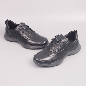 Chaussures en cuir véritable pour homme Brock à lacets - Style vintage britannique décontracté pour le bureau et la carrière - Product Image 3
