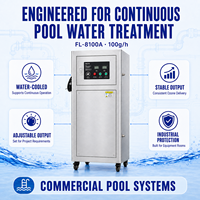 100g Kommerzieller Sauerstoffgenerator PLC Ozongenerator für Schwimmbad-Wasseraufbereitung Desinfektions- und Sanitär-System