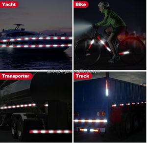 Autocollant réfléchissant en PVC nid d'abeille haute réflectivité 50m, ruban de sécurité réfléchissant en PVC auto-adhésif, avertissement de sécurité DOT--C2 - Product Image 6