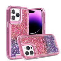 Coque de téléphone triple colle pailletée pour Tecno Spark Go 2024/Spark 20/Spark20C/Smart8/Hot 40i coque de téléphone hybride antichoc à trois couches