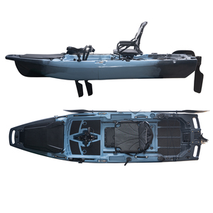 <span class=keywords><strong>Kayak</strong></span> modulaire à pédales en HDPE à une section, design Viking Hull, nouveau pour la randonnée et la pêche en lac, 9 pieds, canoë-<span class=keywords><strong>kayak</strong></span> - Product Image 1
