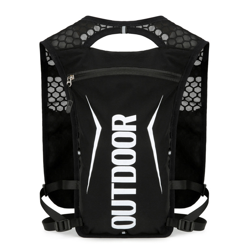Black - single pack + 500ml water bottle + 1500ml blue water bag