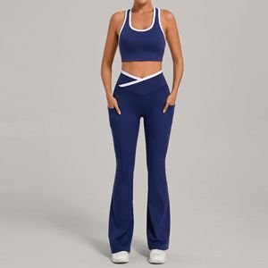 PASUXI Novità 2026 Abbigliamento Sportivo Autunnale Tuta Personalizzata a Due Pezzi <span class=keywords><strong>con</strong></span> Logo Set da Palestra e Yoga Abbigliamento Fitness da <span class=keywords><strong>Donna</strong></span> - Product Image 5