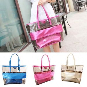 Bolso de Playa Transparente de Gran Capacidad para Mujer, Bolso de Hombro Transparente de Moda, Fábrica BSCI - Product Image 5