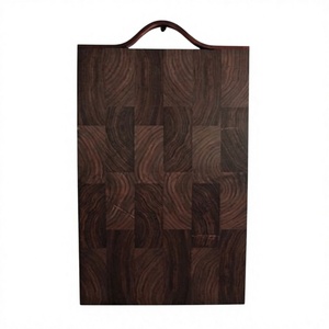 Planche à découper en bois, finition noyer, nouvellement arrivée, pour cuisine, restaurant, découpe de fruits et légumes, vente en gros - Product Image 1