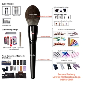 Nouveau Pinceau de Maquillage à Double Embout en Forme de Patte pour Correcteur et Fond de Teint Liquide/Crème - Product Image 6