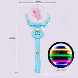 <b>Light</b>-Up Windmill New Dolphin & Dragon Cartoon Musical Magic <b>Light</b>-up Wand Plastic Rotating <b>Flash</b> Stick Party & Festival - Product Image 6
