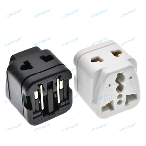 Bộ chuyển đổi phích cắm du lịch đa năng mini US UK EU Trung Quốc Nhật Bản AC250V 10A Wonpro WAT - Product Image 1