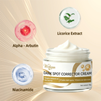 Crème éclaircissante à la niacinamide et au glutathion, marque privée, avec alpha arbutine, pour éliminer les taches brunes et unifier le teint pour une peau éclatante