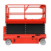Plateforme élévatrice à ciseaux automotrice pour entrepôt intérieur, plateforme de travail électrique en hauteur 14m CE EN280 ISO9001 Vente en gros 320KG