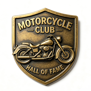 Pin Personalizado de Aleación de Zinc con Diseño en Relieve 3D de Latón Antiguo, Regalo de Recuerdo para el Día del Padre, Graduación o Club - Product Image 5