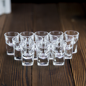Liquer gelas minum sedikit gelas kecil semangat Vodka wiski gelas untuk Pub Bar klub Tumbler pesta pernikahan OEM ODM pasokan pabrik - Product Image 4