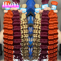Grossiste de cheveux en vrac vierges, plus épais, non traités, qualité supérieure, prix usine, mèches lisses et ondulées profondes