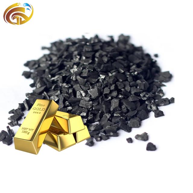 Guangyuan Free Sample Activated Granular Carbon Charcoal Effective Gold Extraction Adsorbent for Gold Mining Paper Chemicals