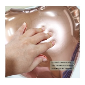 Valentine's Day Big Giant Inflatable <strong>Helium</strong> Colorful 18 Inch Matte Mylar Foil Heart Shape <strong>Balloon</strong> for Valentine - Product Image 2