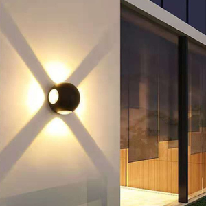 Lampes murales paysagères avec projecteur à lentille, éclairage vers le haut et vers le bas, faisceau de lumière coloré, lampe murale décorative pour couloir - Product Image 3