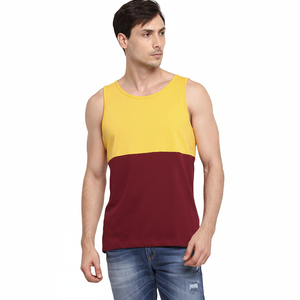 Logo personnalisé de vêtements de sport athlétiques en bambou à séchage rapide pour hommes vêtements de sport musculaires débardeurs à dos sans couture à vendre - Product Image 1