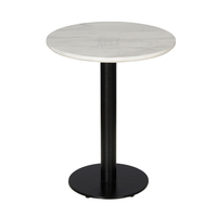 Plateau de table rond en résine à grain de bois foncé, finition brillante, résistant à l'usure, pour restaurants, tables de jardin extérieures