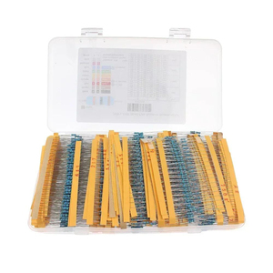 650-2600pcs Kit assorti de résistances à film métallique 1 ~ 3M <span class=keywords><strong>ohm</strong></span> Résistance <span class=keywords><strong>130</strong></span> valeurs 1/6W 1/4W 1/2W 1W Ensemble de résistances 1% de haute qualité - Product Image 2