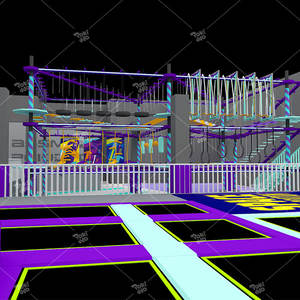 Pokiddo enfants et adultes aire de jeux intérieure <span class=keywords><strong>Trampoline</strong></span> Park <span class=keywords><strong>Trampoline</strong></span> Jeux Interactive <span class=keywords><strong>Trampoline</strong></span> Ball Game <span class=keywords><strong>Freestyle</strong></span> Duo - Product Image 3