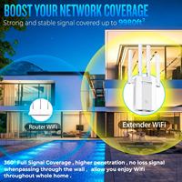 2023 el más nuevo extensor WiFi amplificador de señal punto de acceso más rápido Internet Superboost Booster para el hogar