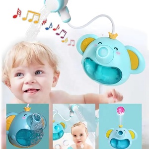 Samtoy électrique mignon <span class=keywords><strong>éléphant</strong></span> en plastique arroseur pommeau <span class=keywords><strong>de</strong></span> douche pulvérisation baignoire eau bulle jouets bébé douche jouets pour bébé - Product Image 6
