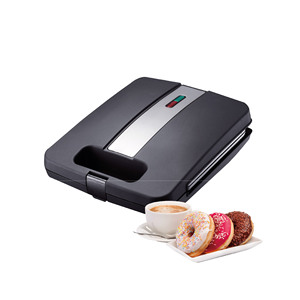 Máquina para Hacer Donuts, Plancha Eléctrica de Doble Cara con Calentamiento, Enchufe Estadounidense/Europeo, Uso en Panadería, Forma Redonda, 110V 220V - Product Image 1