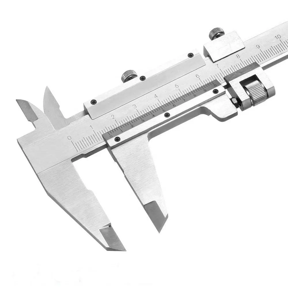 Vernier Caliper With Fine Adjustment 0-200mm Measuring Tool