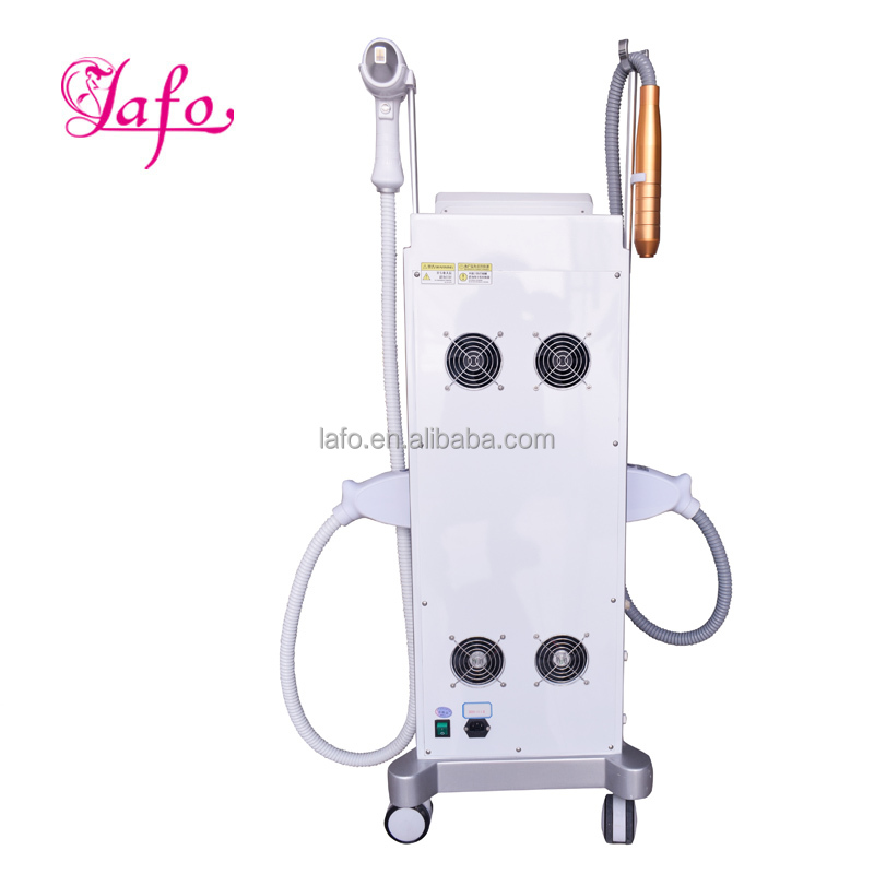 Professional 808 diode laser and pico 2in1 multifunctional high power tattoo hair removal machine LF-668