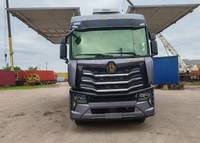 Camion de fret CNHTC HOWO MAX 290 CV 4x2 9,6 m avec caisse, norme nationale chinoise VI, essieu arrière simple, résistant à l'usure, occasion