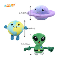 Famipet – Nouvelle collection de jouets pour animaux de compagnie en peluche souple et grinçante, série Aliens, amusants, avec sonnette, pour chiens – Vente en gros personnalisée