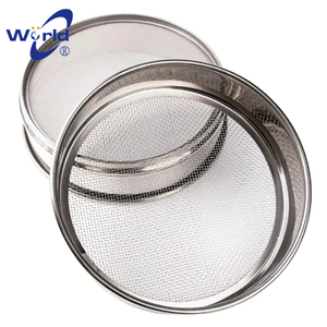 Saringan Uji Kawat Baja Tahan Karat 304, Saringan Sampel Bulat Presisi, Filter Pemotong - Product Image 1