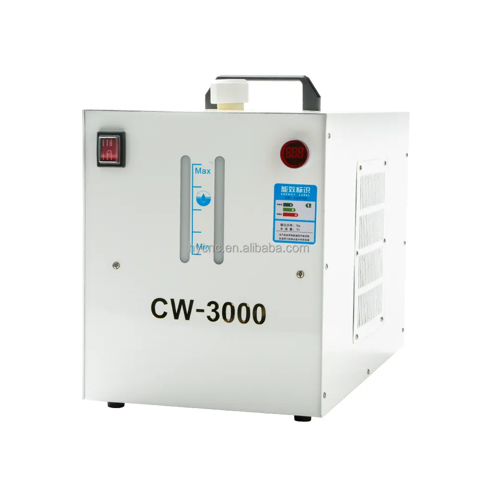 Industriële Water Chiller Cw3000 Fabriek Prijs Co2 Laser Buis Kleine Luchtgekoelde Water Chiller Cw3000 Hltnc