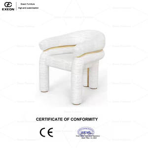 Meubles de restaurant classiques haut de gamme au design unique, chaises de salle à manger en tissu, chaises de salle à manger créatives et luxueuses pour la maison et les villas - Product Image 4