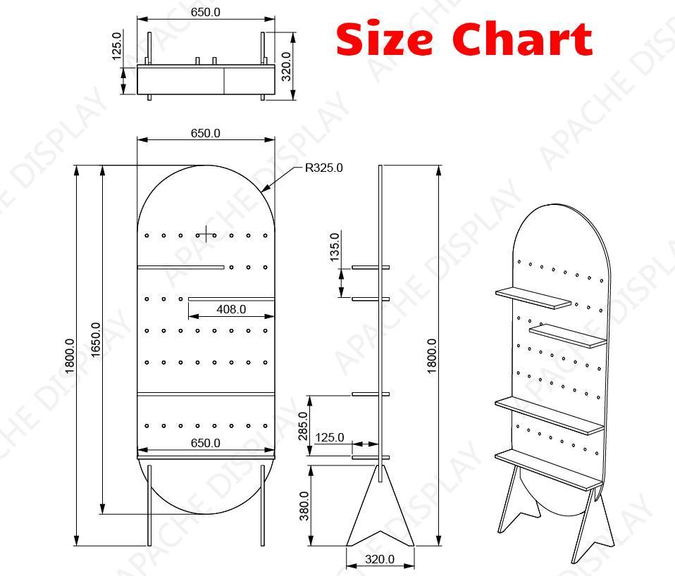 Customized Durable Wood Scratch-Proof Stable Multi-Tier Retail Display Rack for Shoe Care Mall — view 2