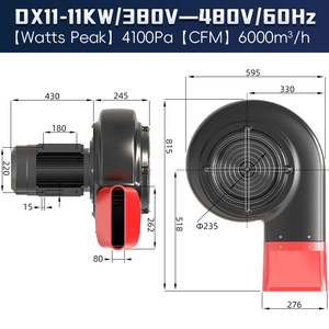 5.5kw 7.5kw <b>Car</b> Wash Top Design Drying Air <b>Blower</b> for <b>Car</b> Wash Machine - Product Image 6