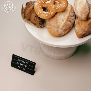 Ensemble de panneaux de menu interchangeables, porte-liste de prix de table avec lettres magnétiques/enfichables pour café, restaurant, pâtisserie - Product Image 5