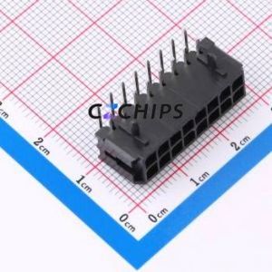 WB300A1H-163P-002 Wire-to-<b>Board</b> <b>Pin</b> Header Bent Lead Through Hole,P=3mm Connector 2x8P 3mm Right Angle Insert Micro-Fit (MX 3.0) - Product Image 1