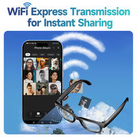 Gafas Inteligentes GS4 MAX Más Vendidas, Cámara de 8MP, Asistente de IA, Traducción en Tiempo Real, Resistentes al Agua IPX5, Carga Magnética, 270mAh