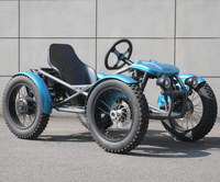 Quadricycle électrique tout-terrain à 4 roues avec pneus larges 48V <45 km/h vitesse maximale
