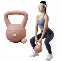 Kettlebell souple unisexe pour la remise en forme à domicile, exercices de musculation des fessiers, entraînement de squat