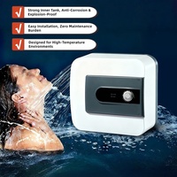 Chauffe-eau électrique mural compact 10L 15L à installation flexible, pour montage sous évier et sous comptoir